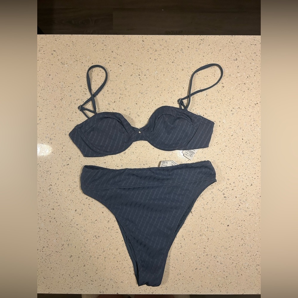 Abercrombie & Fitch Navy Women's Bikini Set